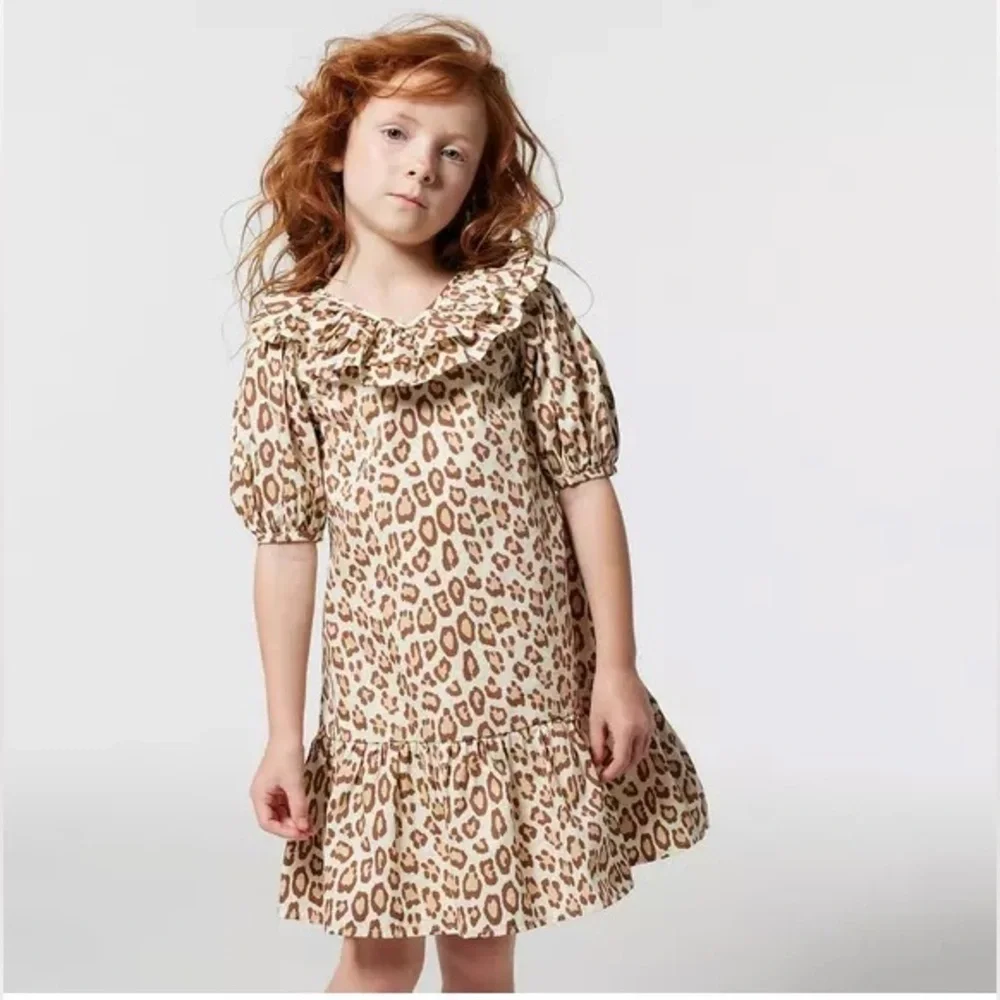 Janie and Jack leopard puff
